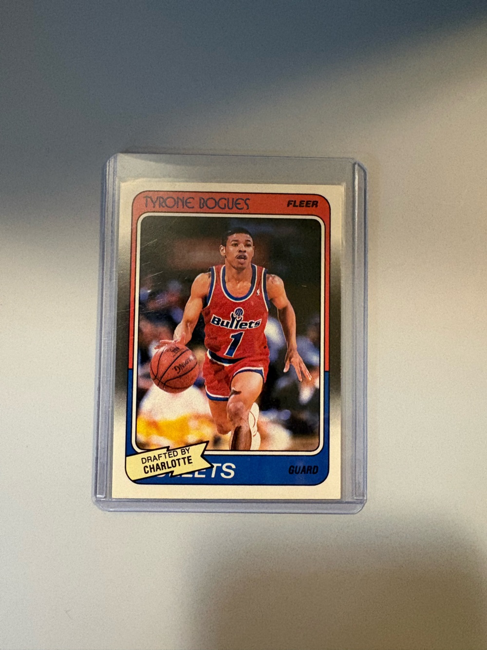 1988 Fleer Vintage Tyone Doogies Basketball Trading Card - Red/Blue